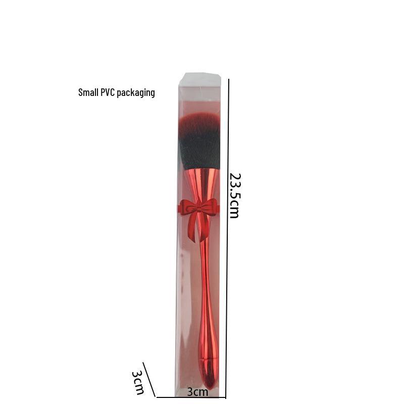 Golden Small Waist Extra Large Powder Blush Brush with Soft Dai Bristles