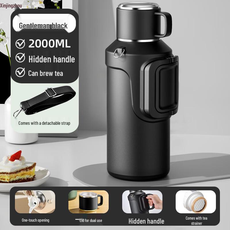 XinJingZhou Large Capacity 316 Stainless Steel Insulated Flask