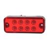 6pcs 8 LED Clearance Side Marker Light Indicator Lamp Truck Trailer Lorry Yellow