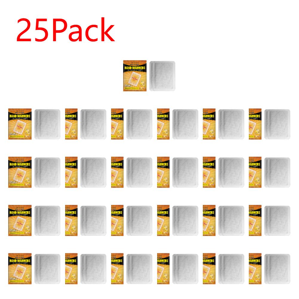 2-50X Hand Body Hot Pack Disposable Heating Pad Long Lasting Heating Pack Odorless Self Adhesive For Winter Outdoor Activities