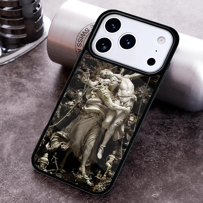 Vintage Baroque Painting Phone Case For iPhone 17,16e,15,14,13,12,11,Mini,Pro,MAX soft Silicone Cover