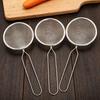 Stainless Steel Colander for Filtering Soy Milk, Juice, Kitchen Strainer, Noodle Cooking Ladle, Empty Handle Oil Net, Oil Straining Net, Filtering Net