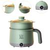 Electric Hot Pot with Steamer Household Noodles Pot for Pasta Dumpling Steak