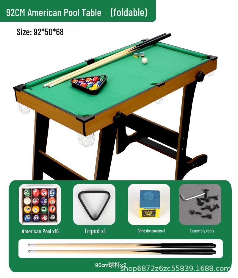 Children's Mini Wooden Billiards Table: Multifunctional Game Table with Legs