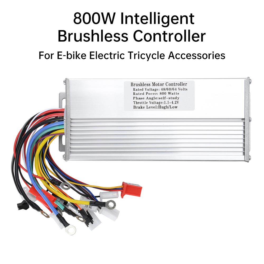 Electric Scooter Brushless Motor 36V/48V/60V/64V/72V Intelligent Brushless Controller for Electric Bicycle Tricycle Modification