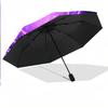 Custom Text Automatic 8 Bone Umbrella, Portable Sun Rain Protection UmbrellaKuromi