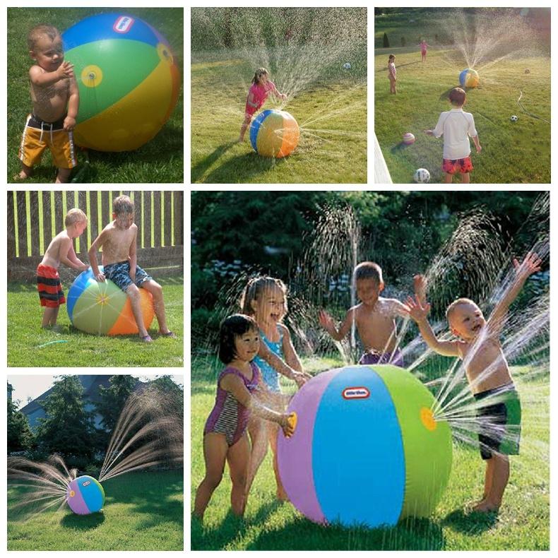 Buy Summer Outdoor Inflatable Beach Giant Water Ball Sprinkler Swimming