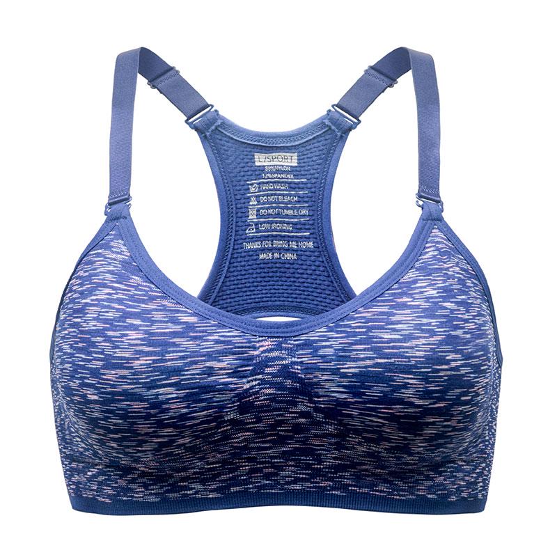 As Mulheres Yoga sutiãs esportivos Tops Nadador Fitness Running Academia Colete uma blusa tops