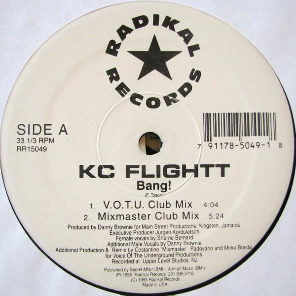 

12inch Record KC FLIGHTT Bang RR15049 RADIKAL 199 US Dance Electronica Used