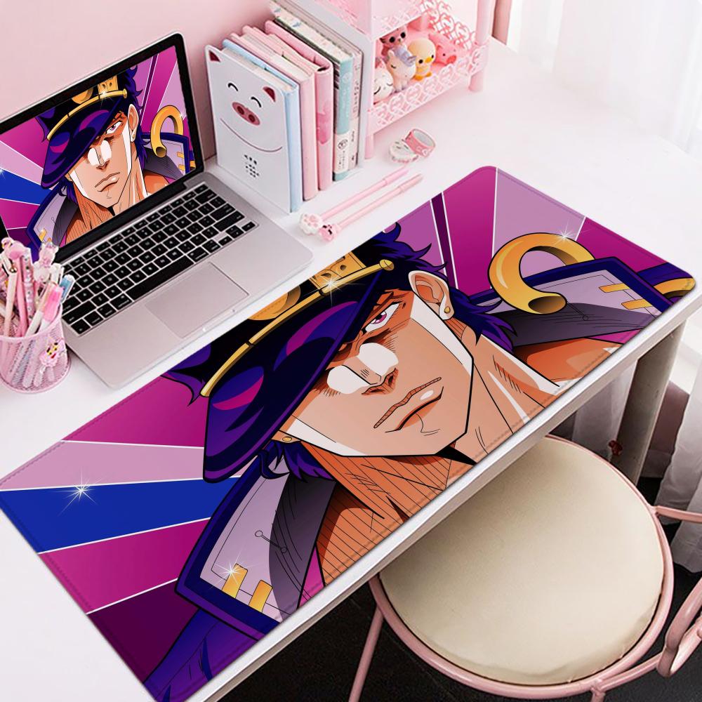 Jojo Bizarre Adventure Mouse Pad xCM Nonslip Gaming Mousepad Gamer ESports Mouse Mat Game Mechanical Keyboard XXL Desk Mat 800x400x2mm