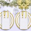 Thicken Built-in Flatware Pocket Paper Napkins Convenient Dinner Napkins  Cafe Supplies