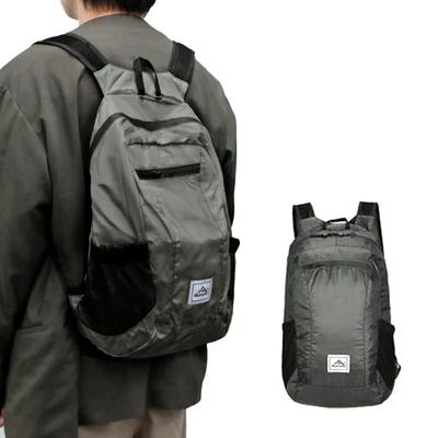 Mitas Foldable Backpack, Compact and Lightweight, 85g, Water-Repellent, 15L Capacity, Foldable Backpack, Travel, Outdoor, Sub-Bag, Portable,