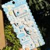 Kawaii  My Melody Cinnamoroll 3D Thick Chubby Double-Layer Bubble Sticker Cute Puffy Diy Laptop Phone Case Sticker