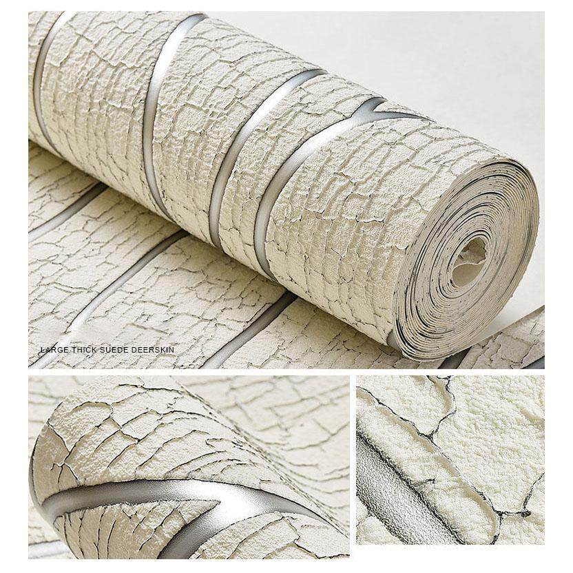 3D Embossed Non-Woven Wallpaper Soft Suede Texture Wall Covering TV Unit, Couch Backdrop & Bedroom (Unpasted, DIY Friendly)