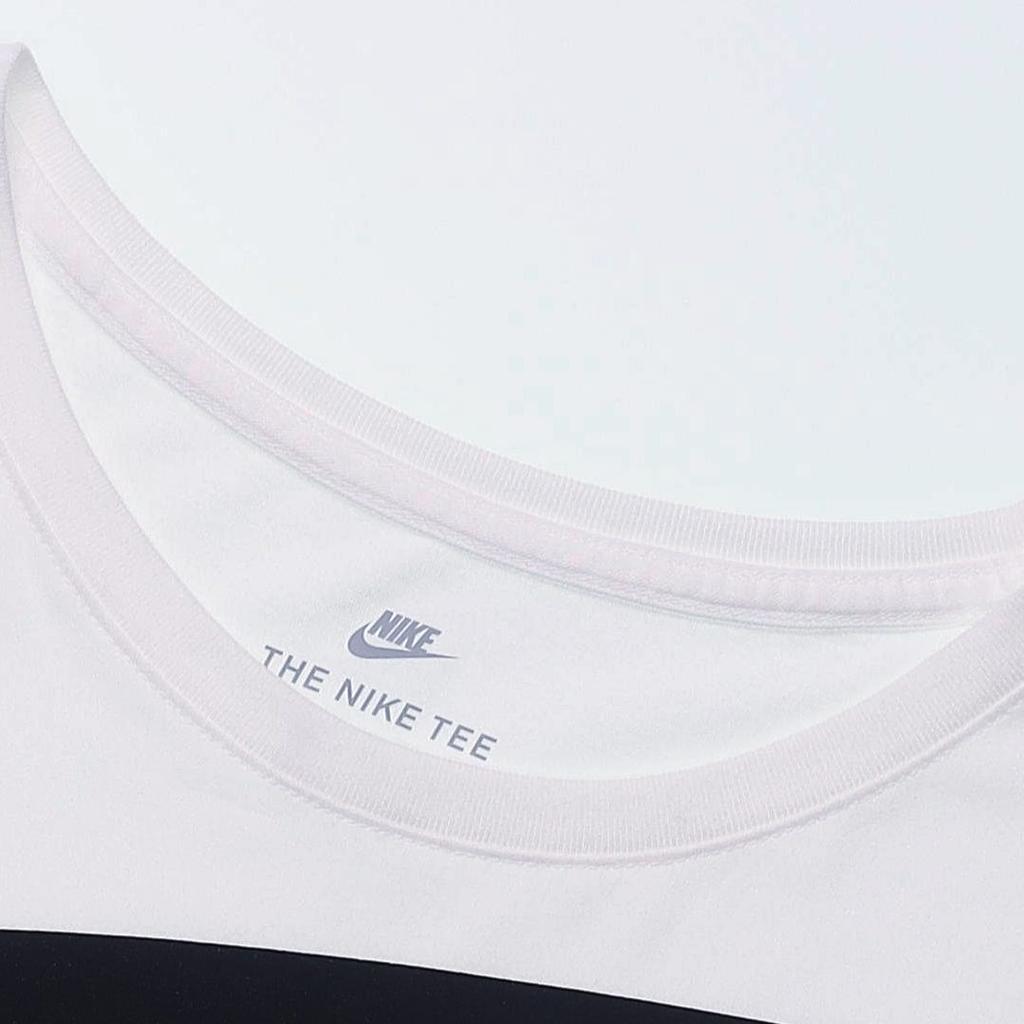 Nike T Shirts Unisex White Crew Neck Moderate Straight Fit 856490-100
