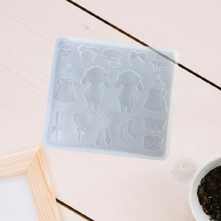 Easy To Clean Silicone Mold for Crafting Dripping Glues Crafts Mold Jewelry Mold for Jewelry Making and Artistic Project