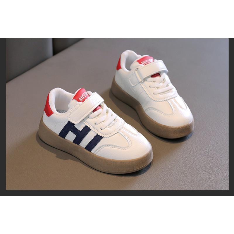 Small White Shoes Girls Board Shoes Autumn and Winter New Fleece Sports Shoes for Children and Students Casual Single Shoes