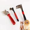 Professional Dematting Brush for Dogs and Cats Gentle Pet Grooming Tool Removes Knots Matted Fur and Tangles Safely with Open