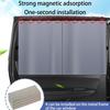 Strong Mesh Car Window Screen with Strong Magnets Breathable Car Side Window Shade Mesh Car Curtain for Automotives