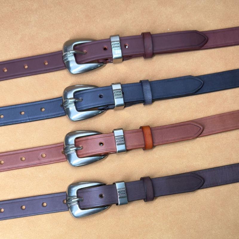 Simple and Versatile High-end Jeans Women's Fashion Personalized Pin Buckle Leather Belt