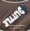 Men's Warm Velvet Pajamas - Casual Long-Sleeve Cartoon Print, Autumn/Winter, Loose Fit, Round Neck, Suitable for Teenagers and Children.