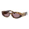 Logo Irregular Shape Sunglasses Men Sunglasses Tortoise 116415984