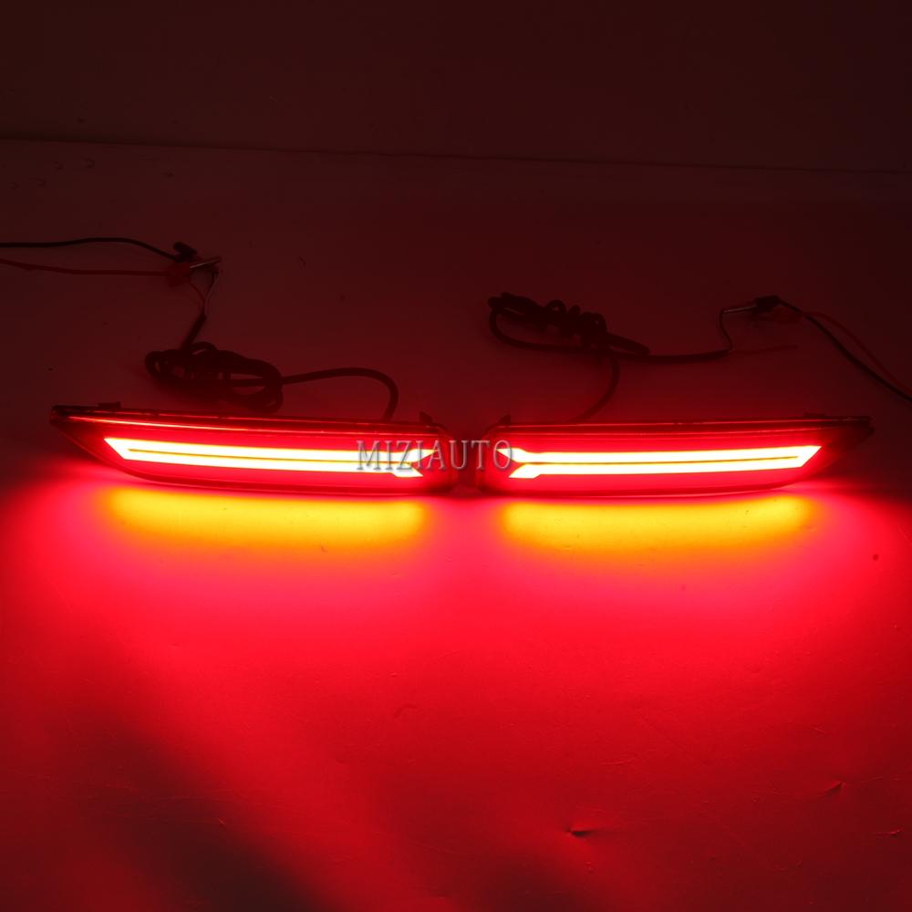 MZORANGE LED bakre støtfangerlys For Honda CRV CR-V 2007 2008 2009 Bremsereflektorlys Tåkebaklys Biltilbehør