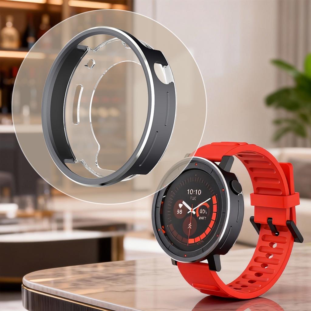 Protective Case for Nothing Watch 3 Pro Replacement Metal Watch Case Anti-Scratch Watch Cover Shell for Nothing Watch 3 Pro