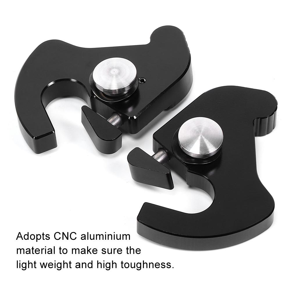 Paar LinksRechts Drehbare Sissy Bar Gepäckträger Docking Riegel Clip Kit CNC Aluminium Passend für