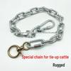 Galvanizli Aşınmaya Dayanıklı Sığır Bağlama Zinciri - Kopmaya Karşı Korumalı & Besi Sığırları ve Koyunlar İçin Özel Üretim