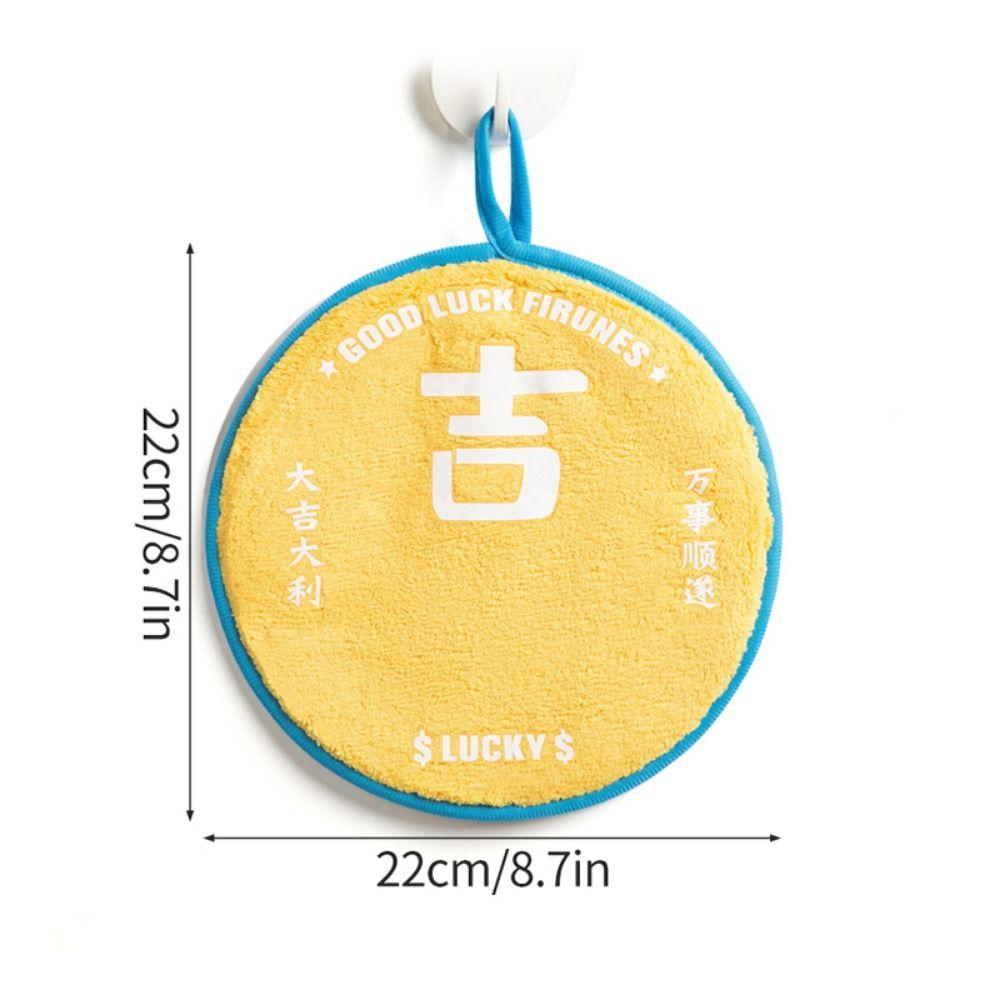 1Pcs Tableware Cleaning Small Towels Kitchen Bathroom Hanging Towel Durable Hand Towel