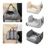Puppy Car Travel Carrier Seat Washable Dog for Road Trips Beige