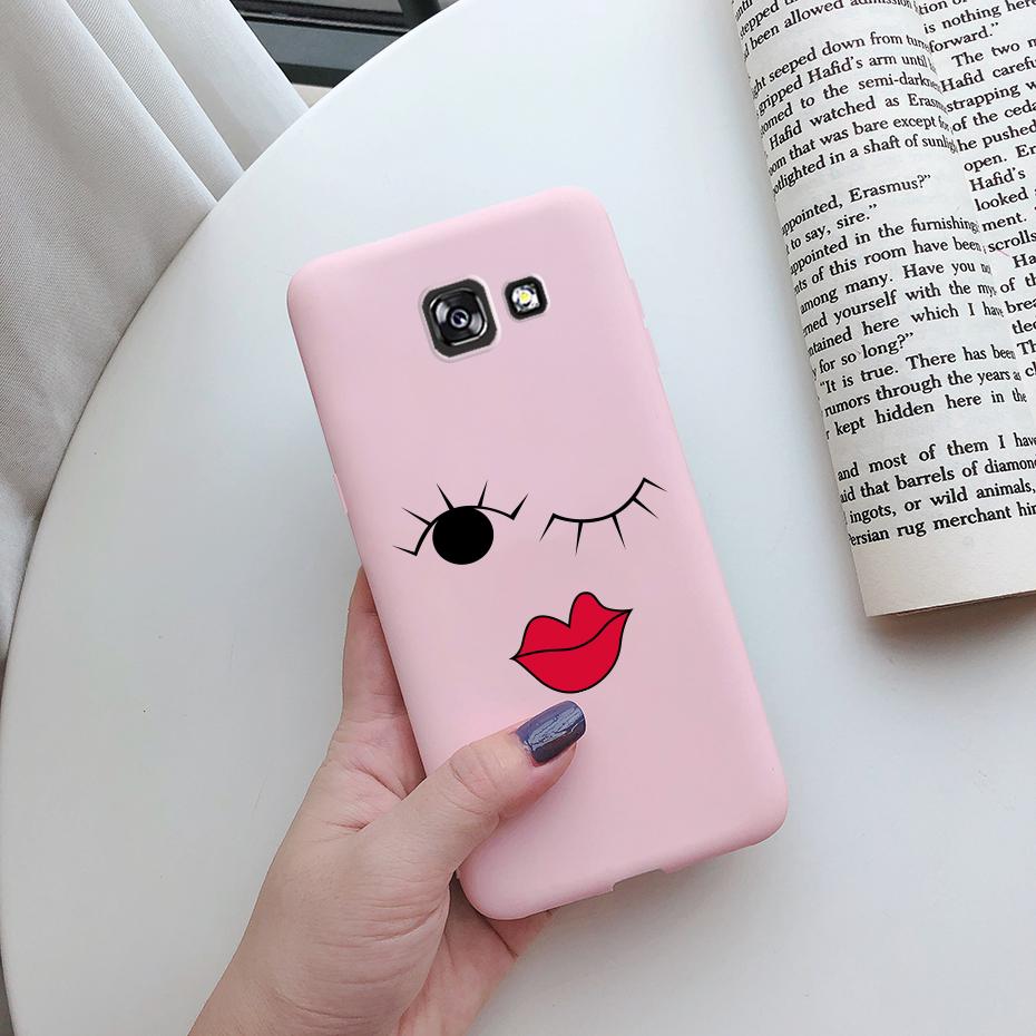 Hülle Für Samsung Galaxy A7 2017 Hülle Niedlich Bemalte Silikon Weiche TPU Handy Rückseite Abdeckung Stoßstange Für Samsung A7 2017 A720 A720f Hüllen