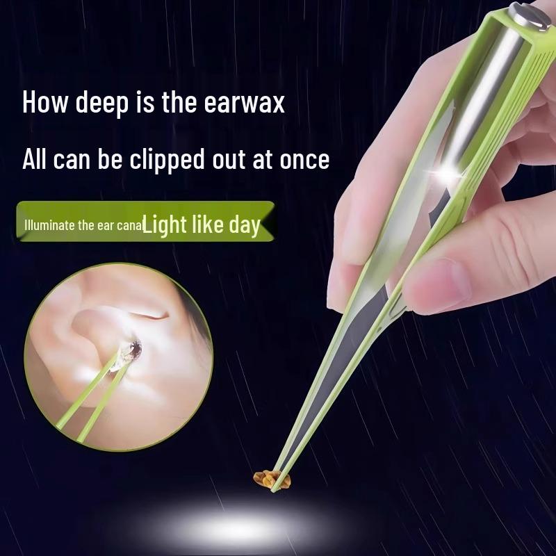 

Эксклюзив для новичков: Светящаяся силиконовая ухочистка со светом – Мягкая головка для детей и младенцев, Бесплатная доставка