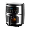 Friteuse à air intelligente de 8L avec fenêtre visuelle pour la cuisine domestique et commerciale