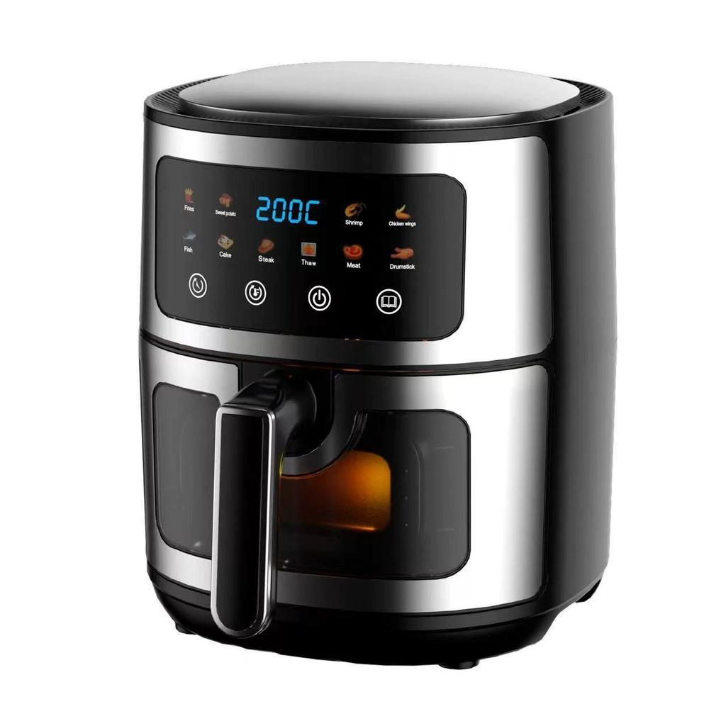 8L Smart Air Fryer with Visual Window for Home and Commercial Kitchen