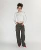 CRANK Eyelet Tape Waffle T-Shirt_White