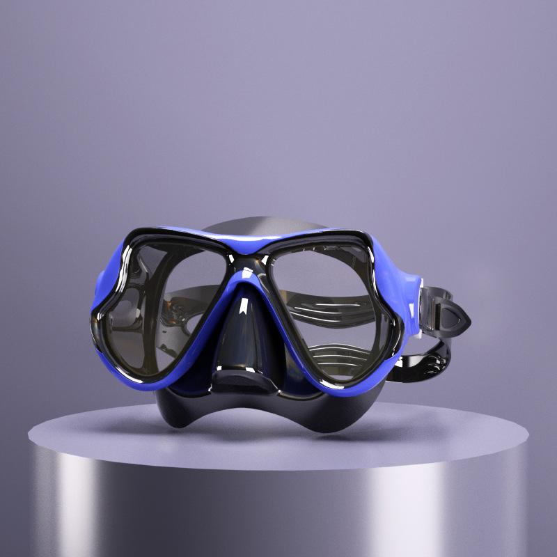Diving Goggles Nose Guard A Decent Mirror Full Dry Snorkeling Goggles Mask Removable