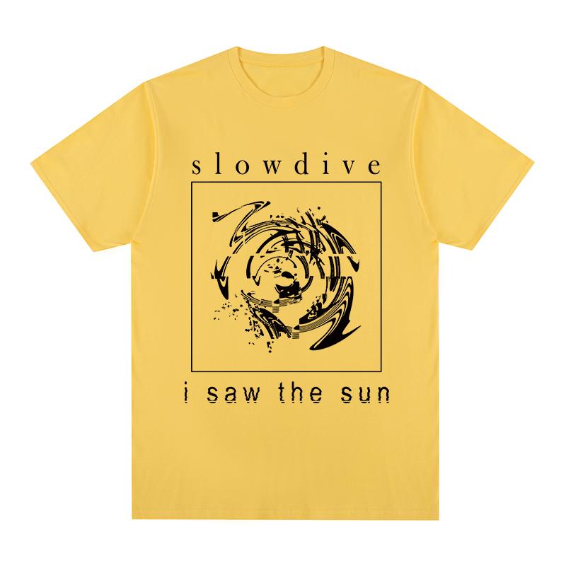 Slowdive Saw The Sun Vintage T-Shirt Mode Lässig Streetwear Baumwolle Herren T-Shirt Neues TEE TSHIRT Damen Oberteile