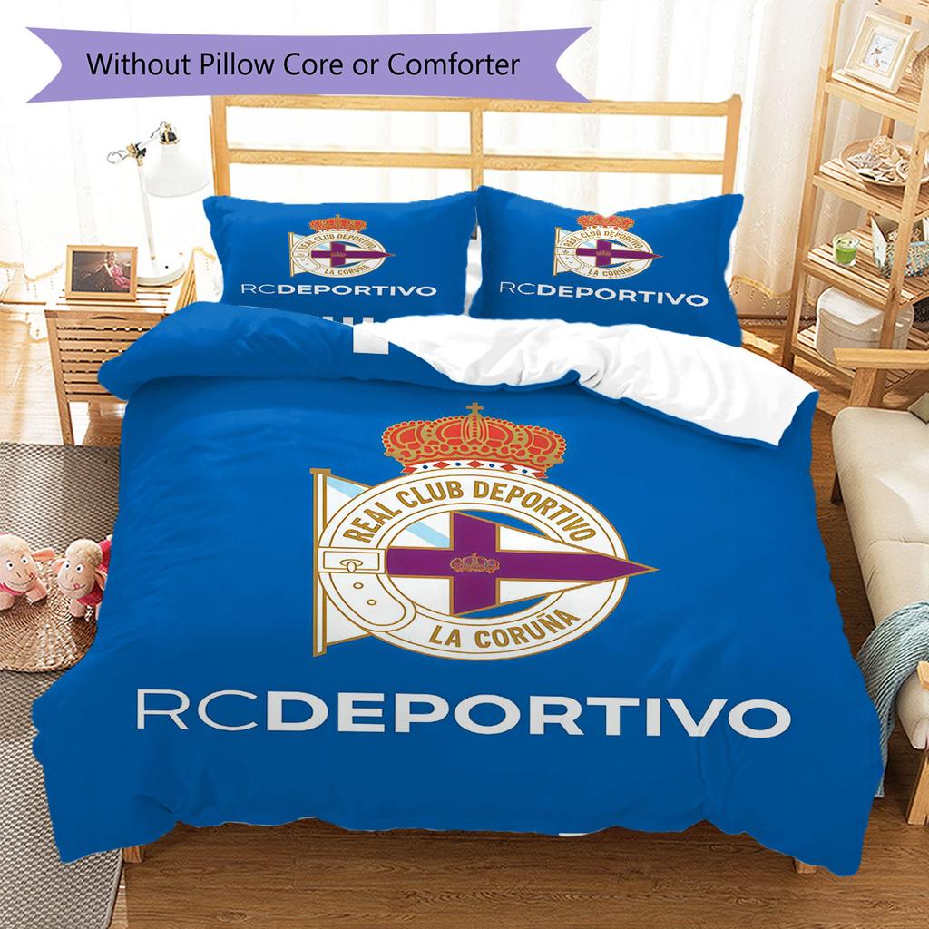 Deportivo poster Bedding Quilt Set Quilt Cover Pillowcase Home Decoration Birthday Gift (1 * duvet cover + 2 * pillowcase, without core)