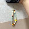 Handy-Kette Handgemacht Retro-Perlen Farbkombination Dickes Lanyard Anti-Verlust Sicherer Handy-Riemen Handy-Zubehör