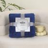 Thickened Pineapple Check Flannel Blanket Set - Ten-Piece Solid Color Winter Throw