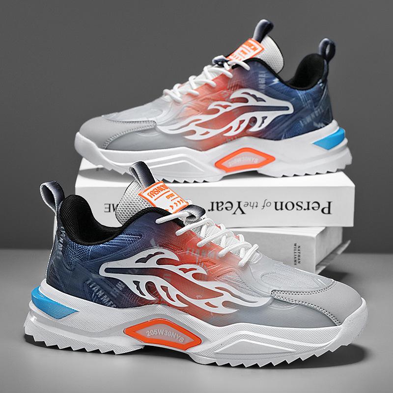 

Live 20252025 spring new Guochao sports men s shoes casual shoes mesh dad shoes male student running shoes 44