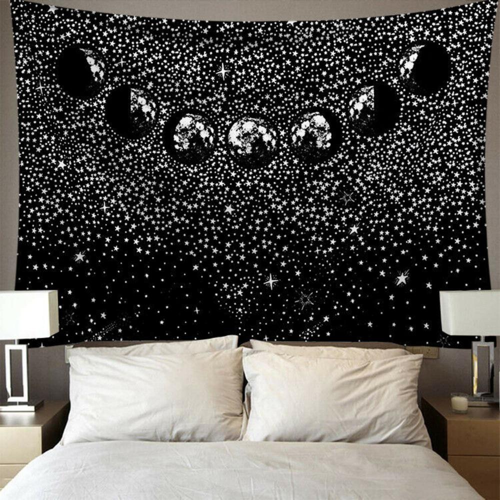 Indian Mandala Tapestry Sun Tarot Tapestry Moon Tapestry Psychedelic Carpet Witchcraft Tapestry