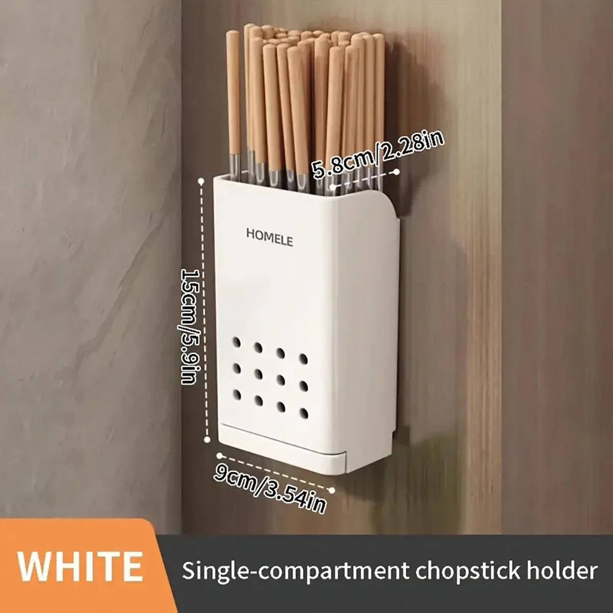 

Многофункциональная полка для хранения кухонных принадлежностей, держатель для сушки палочек для еды, настенный отдельно стоящий органайзер для столовых приборов и посуды