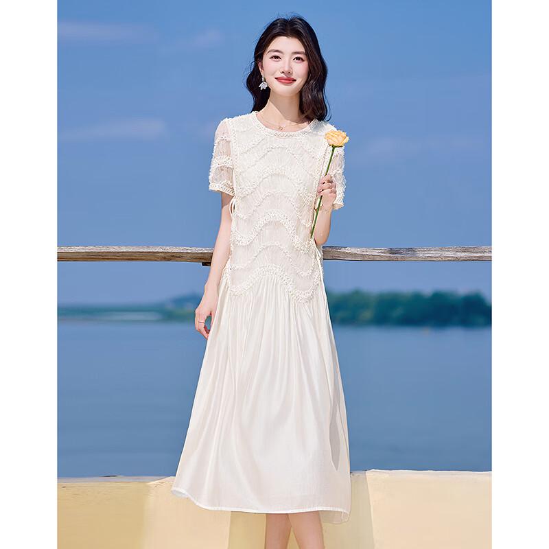 2025 Summer Petite Elegant Slimming A-Line Midi Dress