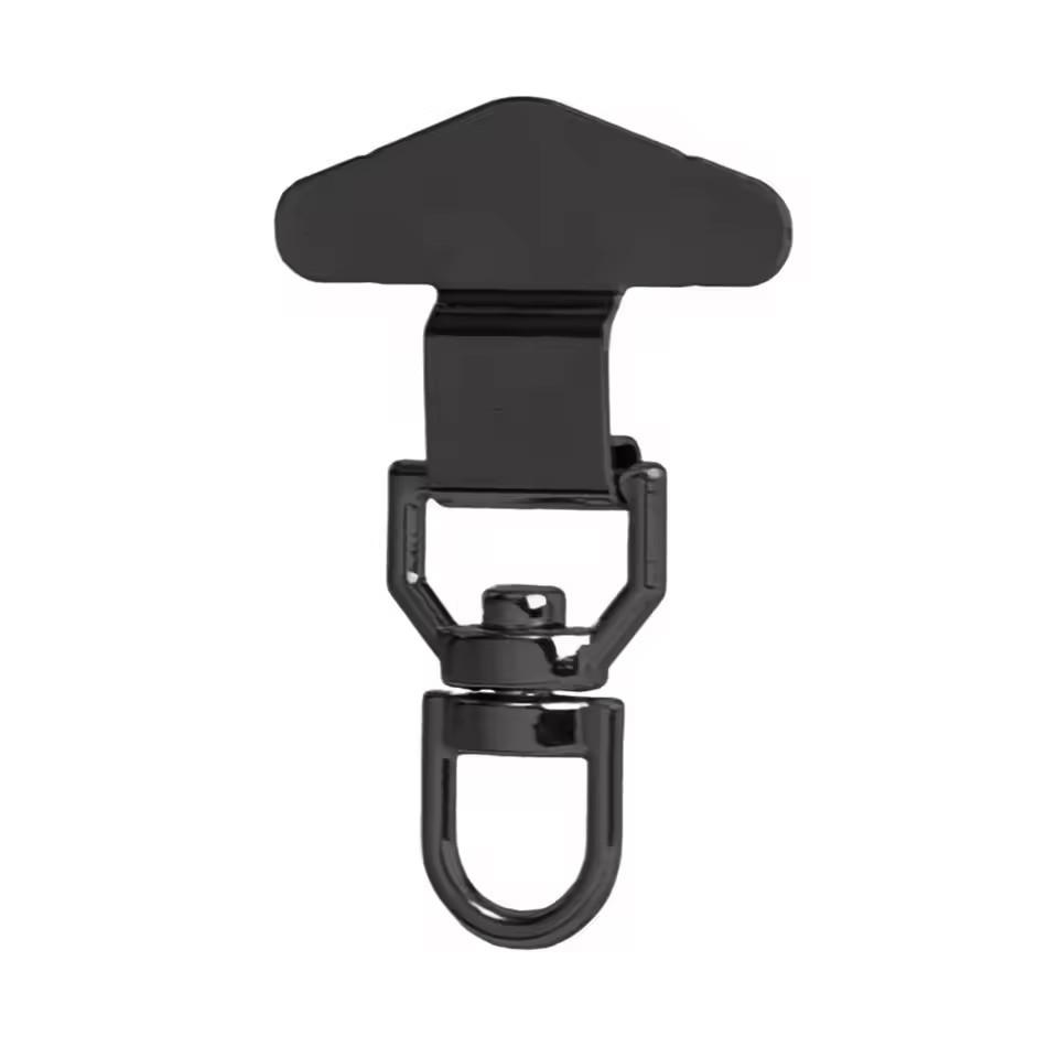 360° Rotatable Phone Lanyard Clip Patch Ultra-thin Stainless Steel Phone Case Hanging Rope Card Anti-lost Strap Fixed Gasket