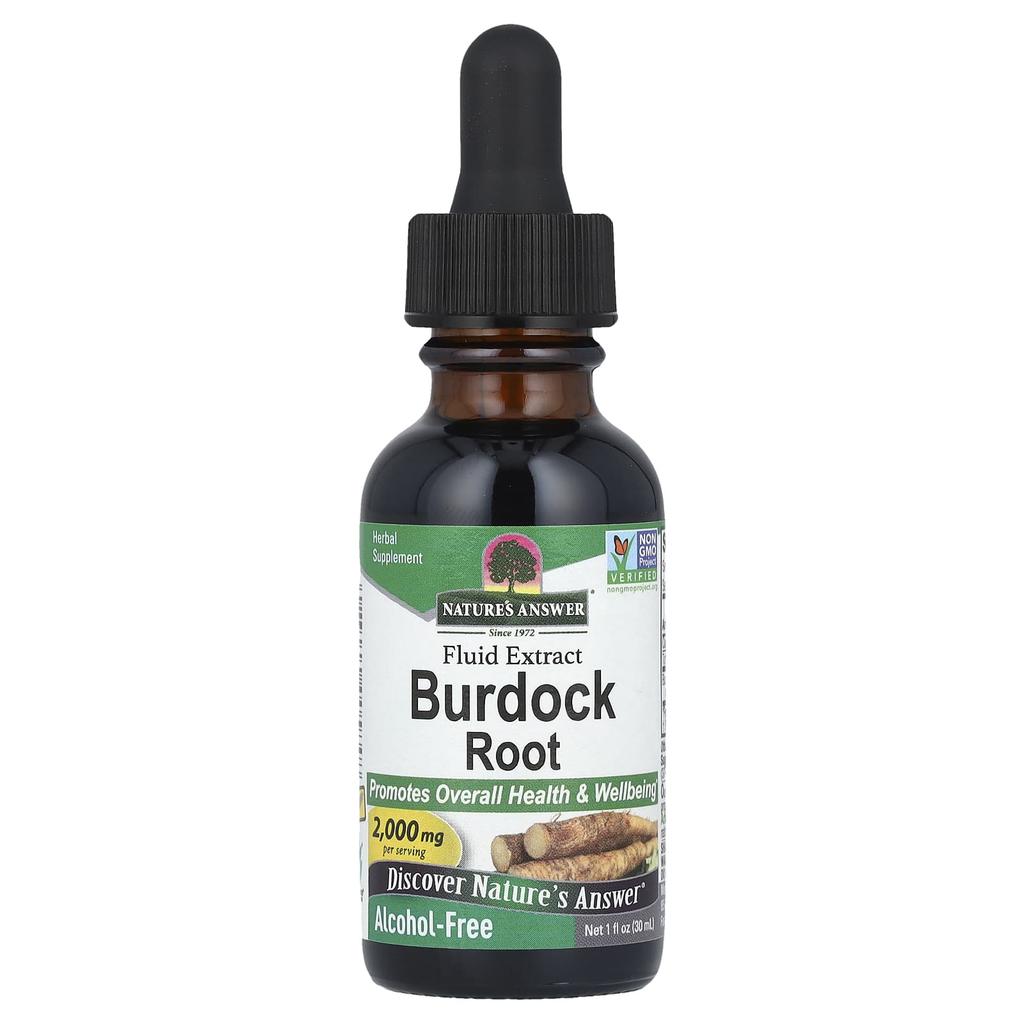 Nature'S Answer, Burdock Root, Liquid Extract, Alcohol Free, 2,000Mg, 30Ml(1Fl Oz)