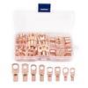 Copper Tube Terminals Set: 80-SC Series, 160-Piece Peep Hole SC6-25 Boxed