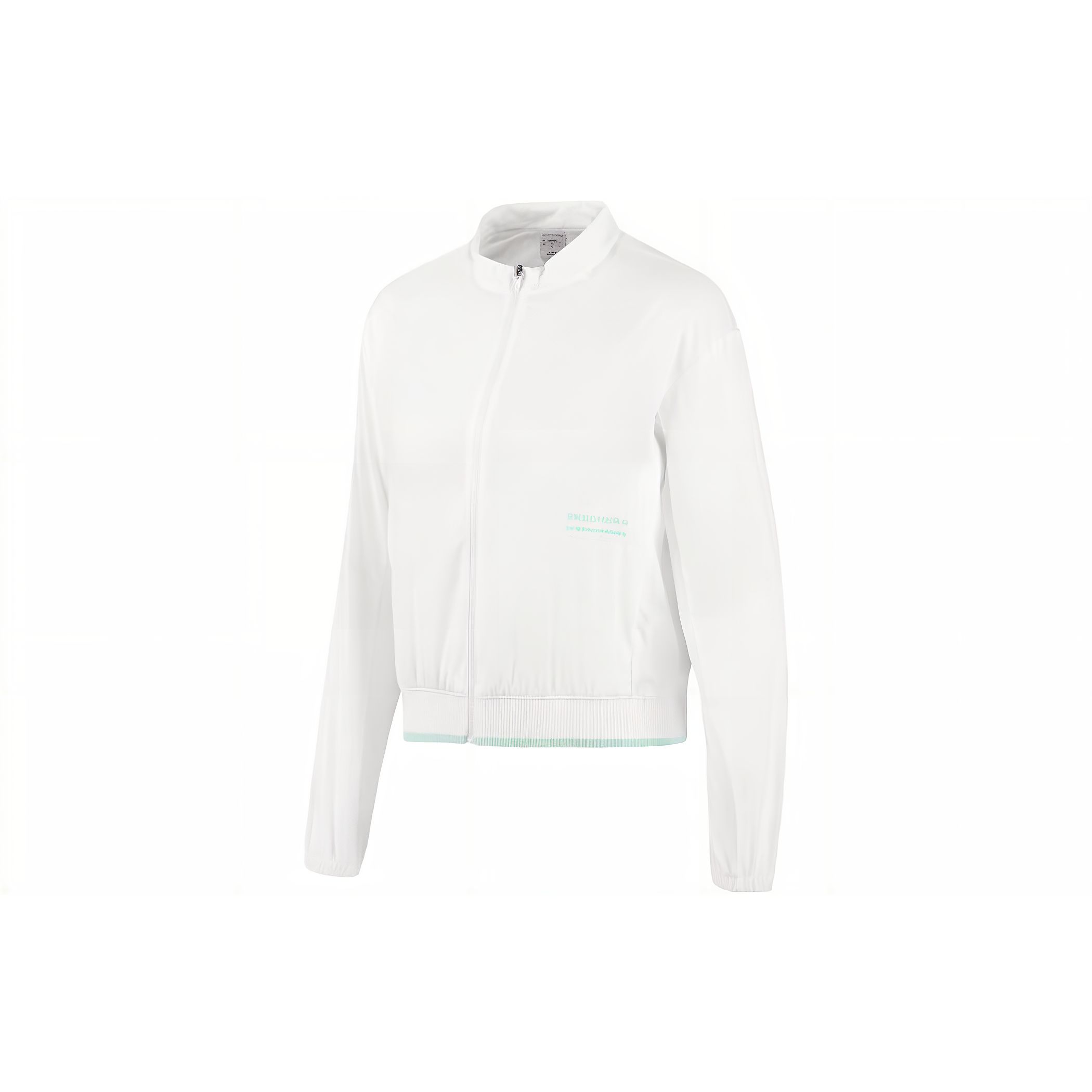 Skechers Solid Color Zip Collar Long Sleeve Jacket Women jackets White P323W001-0019 S